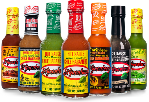 El Yucateco Hot Sauce 12 Pack Case - Single Flavor