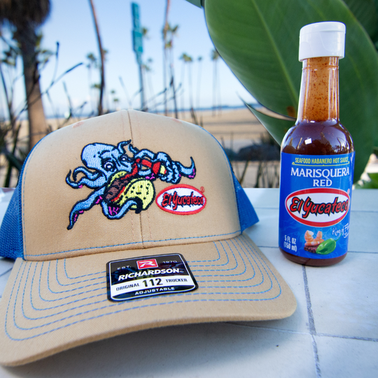 El Yucateco Kraken Hat + Free Hot Sauce Gift