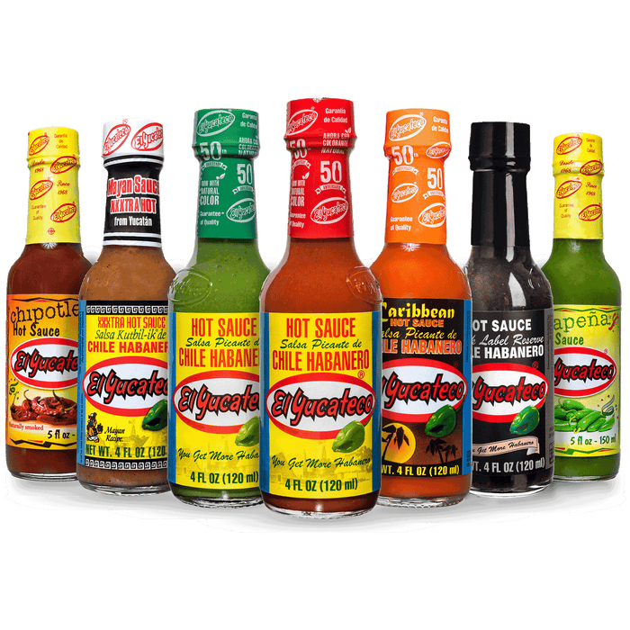 El Yucateco Classic Mexican Habanero Hot Sauces