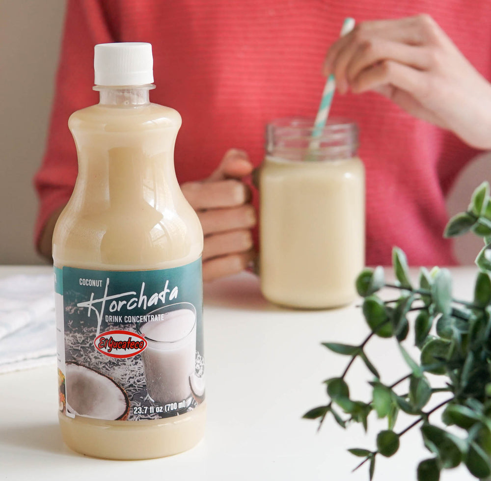 El Yucateco Coconut Horchata Concentrate 23.7oz (6 Pack)