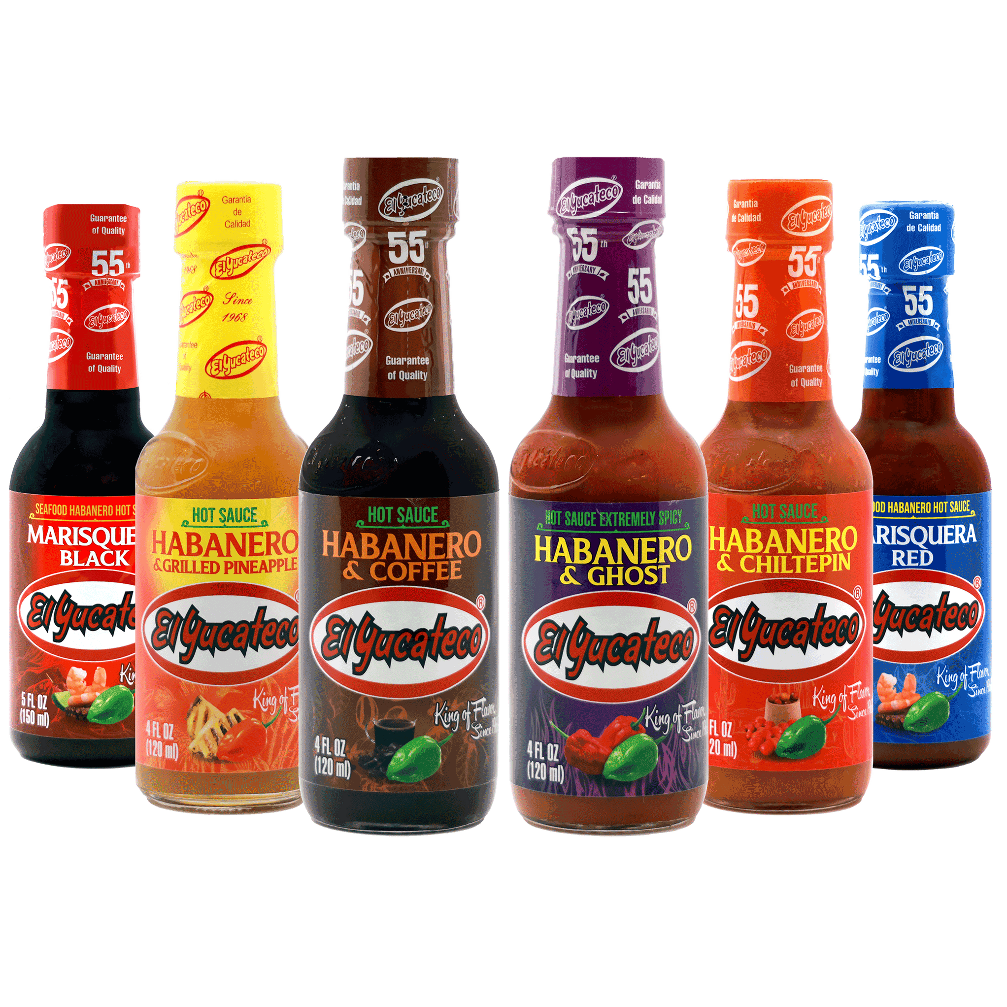 El Yucateco Hot Sauce Choose Your Own 6 Pack! — The El Yucateco Gear
