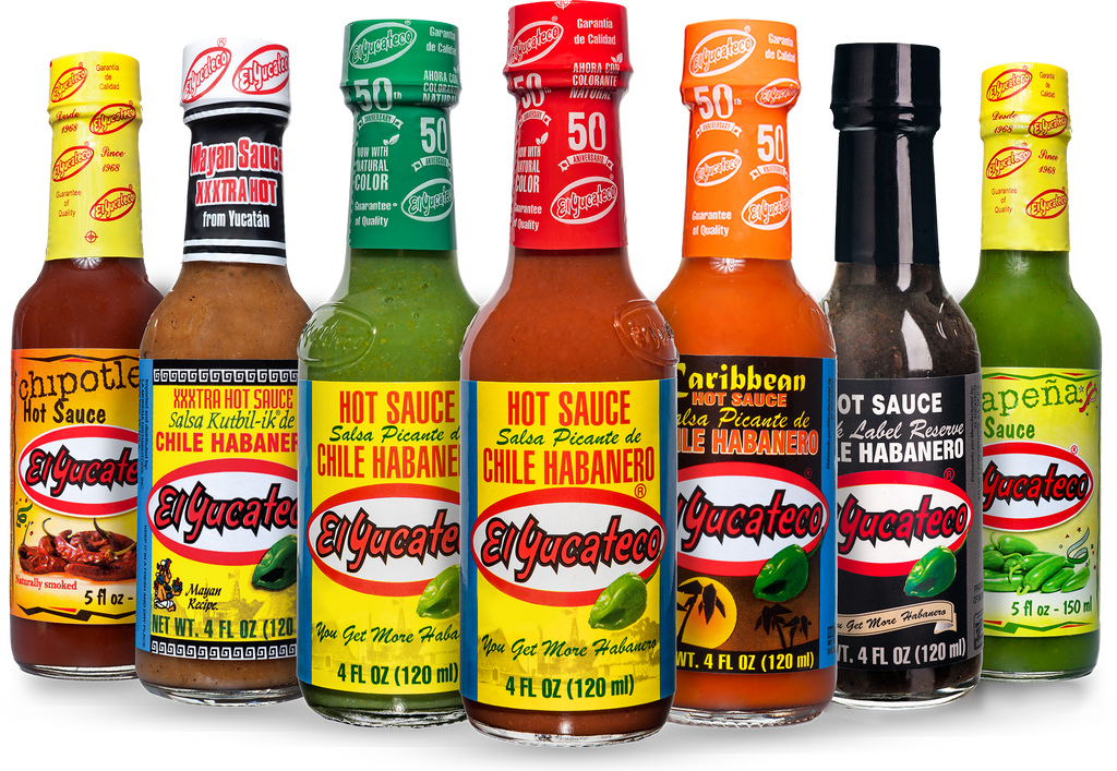 El Yucateco Hot Sauce - Choose Your Own 6 Pack! — The El Yucateco Gear ...