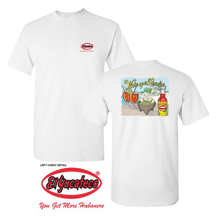 El Yucateco Limited Edition Cancun Short Sleeve Tee - Unisex - White