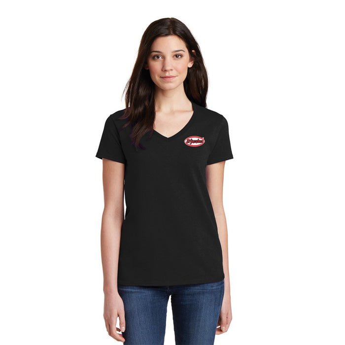 El Yucateco Limited Edition Tailgating Ladies V-Neck Short Sleeve Tee - Unisex - Black