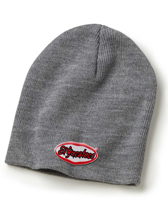 El Yucateco Grey Embroidered Beanie